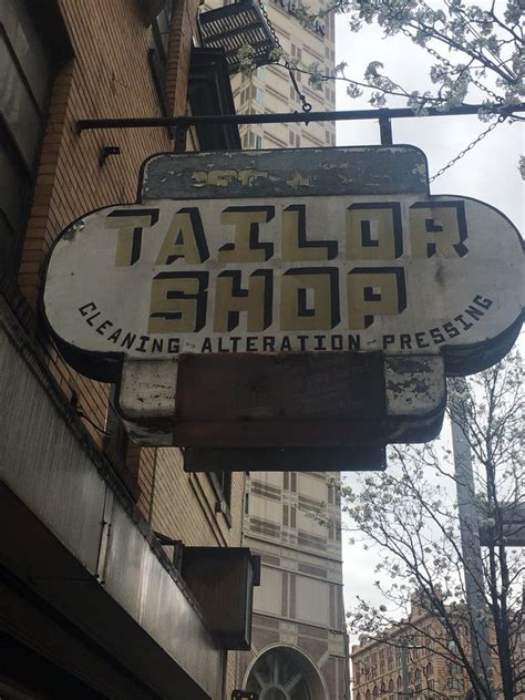 george's tailor shop.